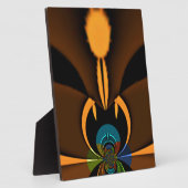 Abstrakter Farbkontrast Fotoplatte (Seite)