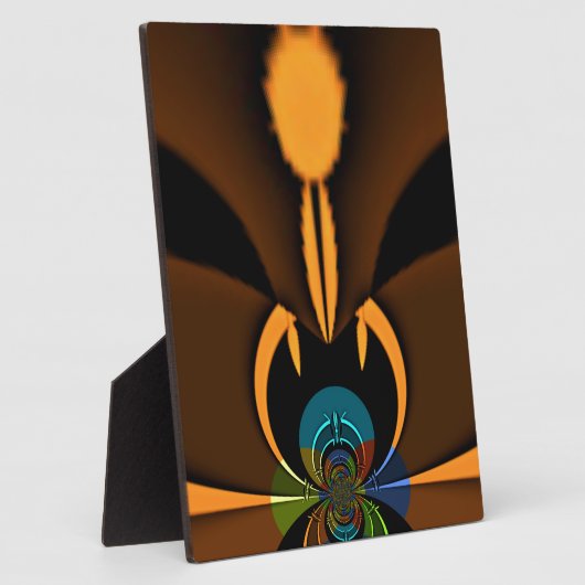 Abstrakter Farbkontrast Fotoplatte (Seite)