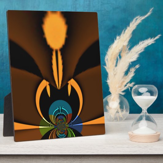 Abstrakter Farbkontrast Fotoplatte (Seite)