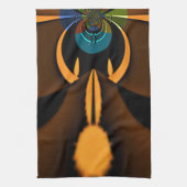 Abstrakter Farbkontrast Küchentuch (Vertikal)