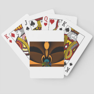 Abstrakter Farbkontrast Kunstprint Spielkarten
