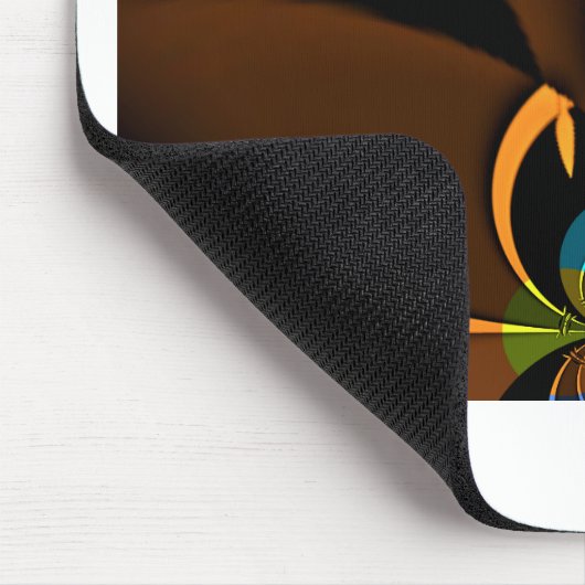 Abstrakter Farbkontrast Mousepad (Ecke)