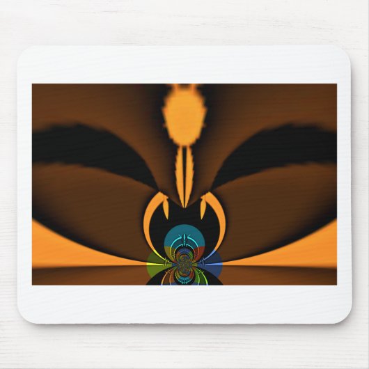 Abstrakter Farbkontrast Mousepad (Vorne)