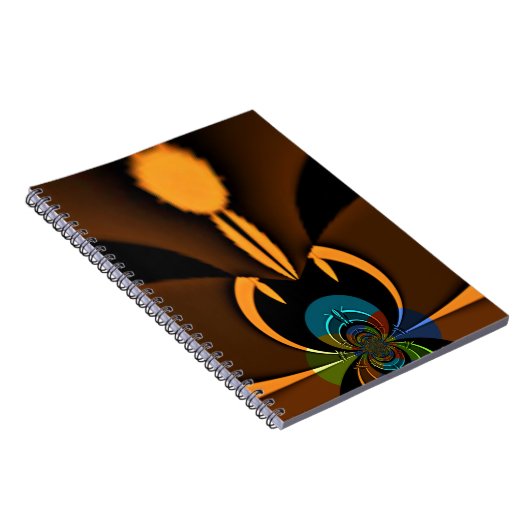 Abstrakter Farbkontrast Notizblock (Rechte Seite)