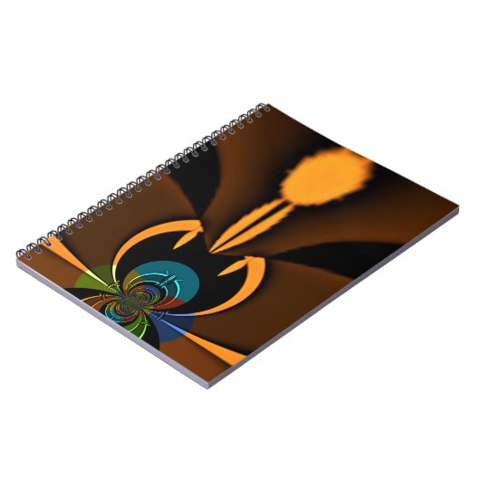 Abstrakter Farbkontrast Notizblock (Linke Seite)