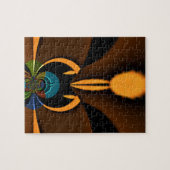 Abstrakter Farbkontrast Puzzle (Horizontal)