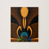 Abstrakter Farbkontrast Puzzle (Vertikal)