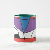Abstrakter Farbmann Tasse (Zentrum)