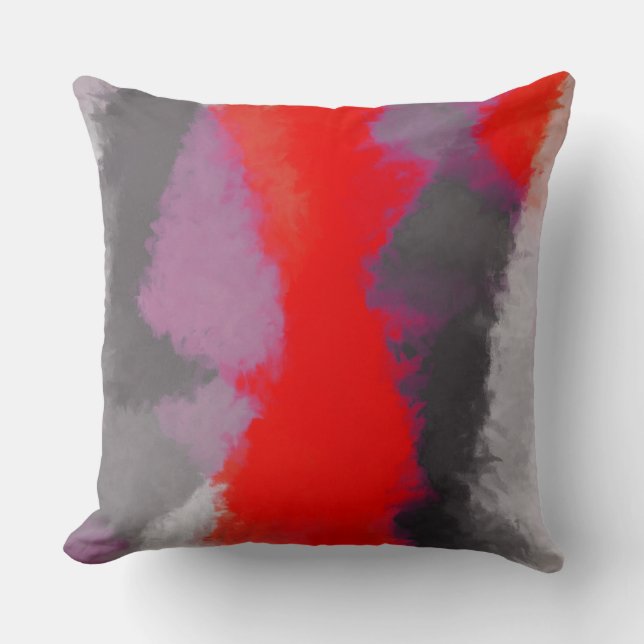 Abstrakter Farbpinsel Pinselstrich Stroke #28 Kissen (Vorderseite)