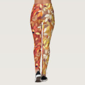 Abstrakter Farbrückhaltebereich Leggings (Rückseite)