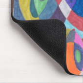 abstrakter "Farbrush" Mousepad (Ecke)