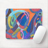 abstrakter "Farbrush" Mousepad (Mit Mouse)