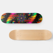 Abstrakter Farbschwenk Skateboard (Horizontal)