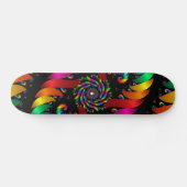 Abstrakter Farbschwenk Skateboard (Horizontal)