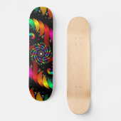 Abstrakter Farbschwenk Skateboard (Vorderseite)