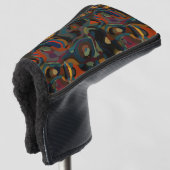 abstrakter Farbschwung Golf Headcover (3/4 Vorderseite)