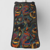 abstrakter Farbschwung Golf Headcover (Rotieren 90)