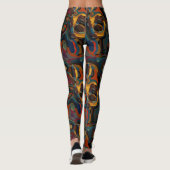 abstrakter Farbschwung Leggings (Rückseite)