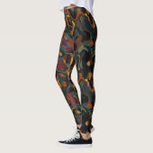 abstrakter Farbschwung Leggings (Links)
