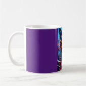 Abstrakter Farbspritzer Hund Kaffeetasse (Links)