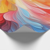 Abstrakter Farbton Spritzer Art (4) Geschenkpapier (Ecke)