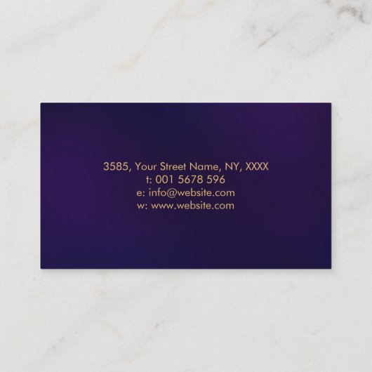 Abstrakter Farbton-Spritzer-Schmetterling Visitenkarte (Rückseite)