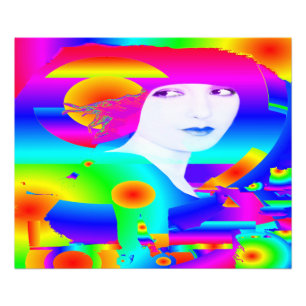 Abstrakter Farbtraum Fotodruck