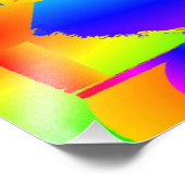 Abstrakter Farbtraum Fotodruck (Ecke)