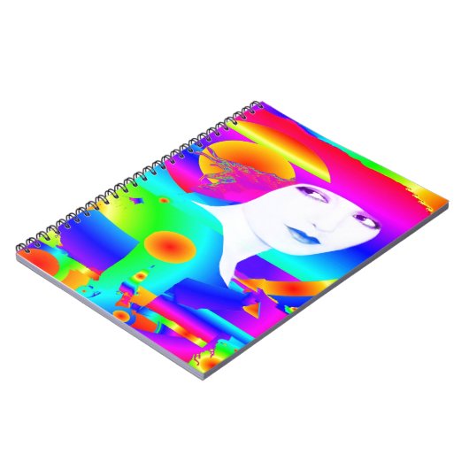 Abstrakter Farbtraum Notizblock (Linke Seite)