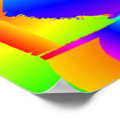 Abstrakter Farbtraum Poster (Ecke)