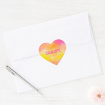 Abstrakter Farbverlauf Leuchtender Joy Name