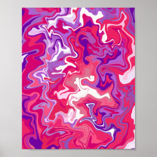 Abstrakter Farbverlauf Poster