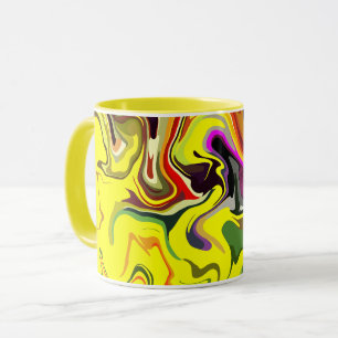 Abstrakter Farbverlauf Tasse
