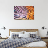 abstrakter Farbwirbel Leinwanddruck (Insitu (Schlafzimmer))