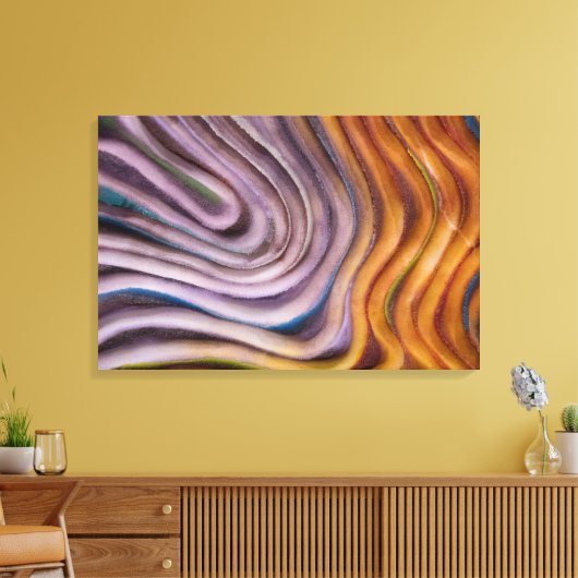 abstrakter Farbwirbel Leinwanddruck (Insitu (Wohnzimmer))