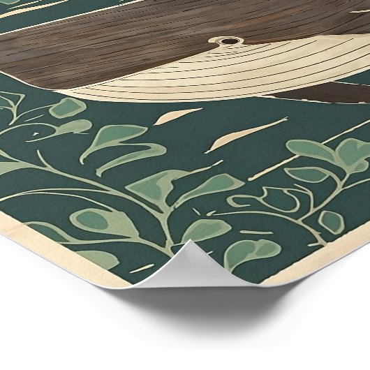 Abstrakter Fauvismwal Poster (Ecke)