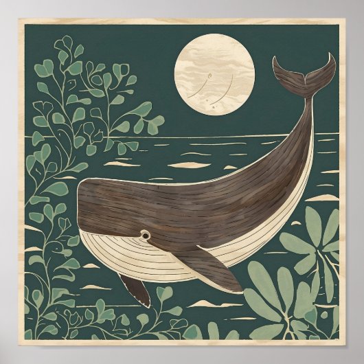 Abstrakter Fauvismwal Poster (Vorne)