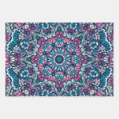 Abstrakter Feiertagsjammer: Nahtlos festlich Geschenkpapier Set (Vorderseite 2)