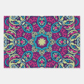 Abstrakter Feiertagsjammer: Nahtlos festlich Geschenkpapier Set (Vorderseite 2)