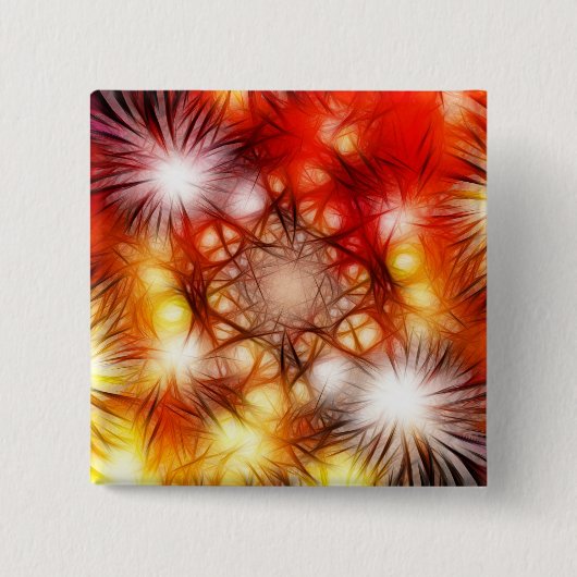 Abstrakter Feuerwerk-Sterne-Hintergrund Button (Vorderseite)