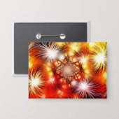 Abstrakter Feuerwerk-Sterne-Hintergrund Button (Vorderseite/Rückseite)