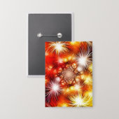 Abstrakter Feuerwerk-Sterne-Hintergrund Button (Vorderseite/Rückseite)