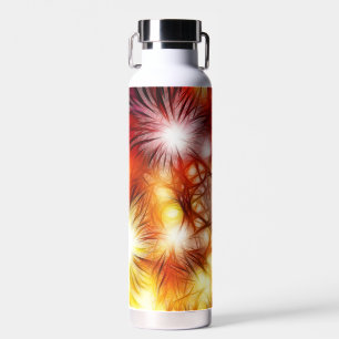 Abstrakter Feuerwerk-Sterne-Hintergrund Trinkflasche