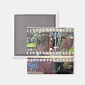 Abstrakter Film 2 Magnet (Vorderseite/Rückseite)