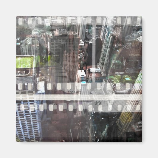 Abstrakter Film Magnet (Vorne)
