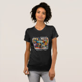 Abstrakter Fisch Damen T-Shirt (Vorne ganz)