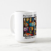 Abstrakter Fisch Kaffeetasse (Vorderseite Links)