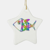 Abstrakter Fisch Keramikornament (Rechts)