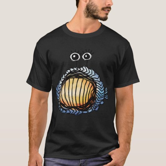 Abstrakter Fisch mit lebendigen Mustern T-Shirt (Vorderseite)