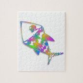 Abstrakter Fisch Puzzle (Vertikal)